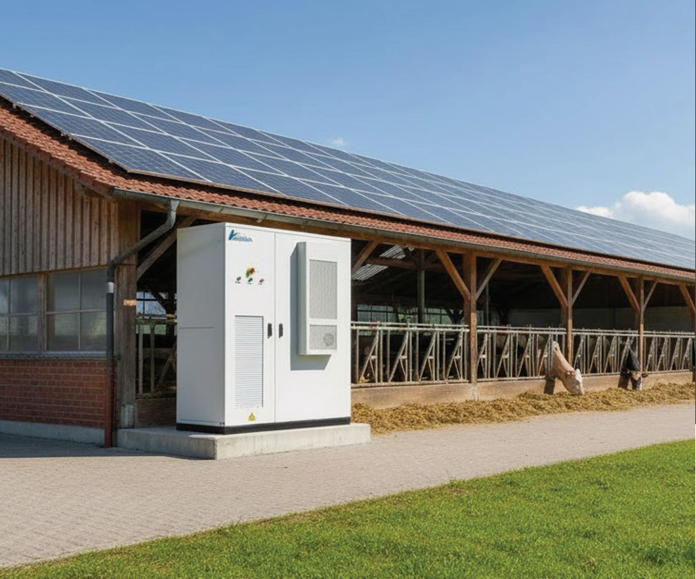 Speicher am Hof / Post-EEG auf einem landwirtschaftlichen Betrieb