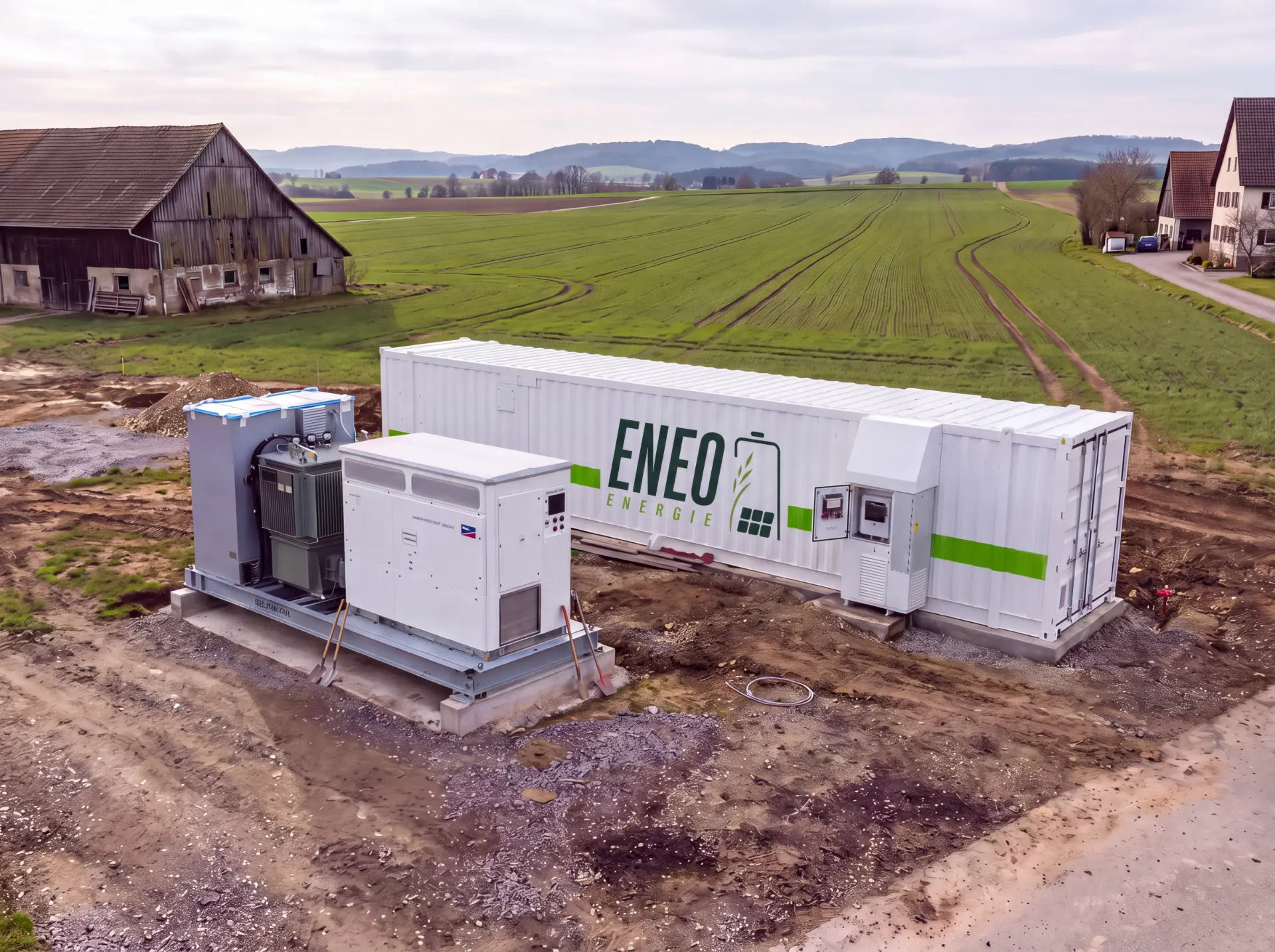 Trading-Speicher auf einem landwirtschaftlichen Betrieb